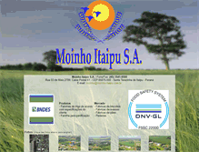 Tablet Screenshot of moinho-itaipu.com.br
